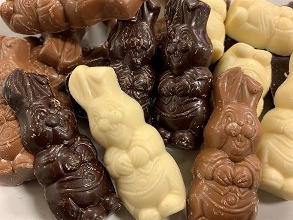 Paas chocolade massief 150gr